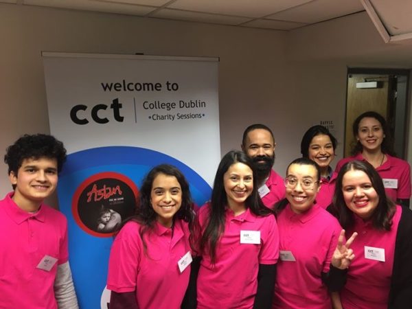 CCT College Charity Sessions Student Volunteers